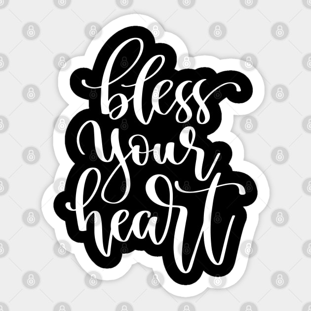 Bless Your Heart Sticker by ProjectX23 Orange